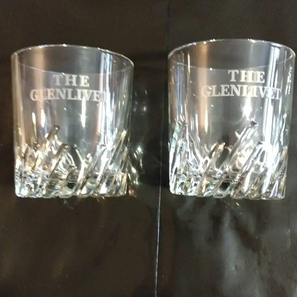 2 The Glenlivet Whiskey Rocks Glasses